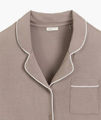 Nlp-495 - beige - pigiama da donna in modal con maglia