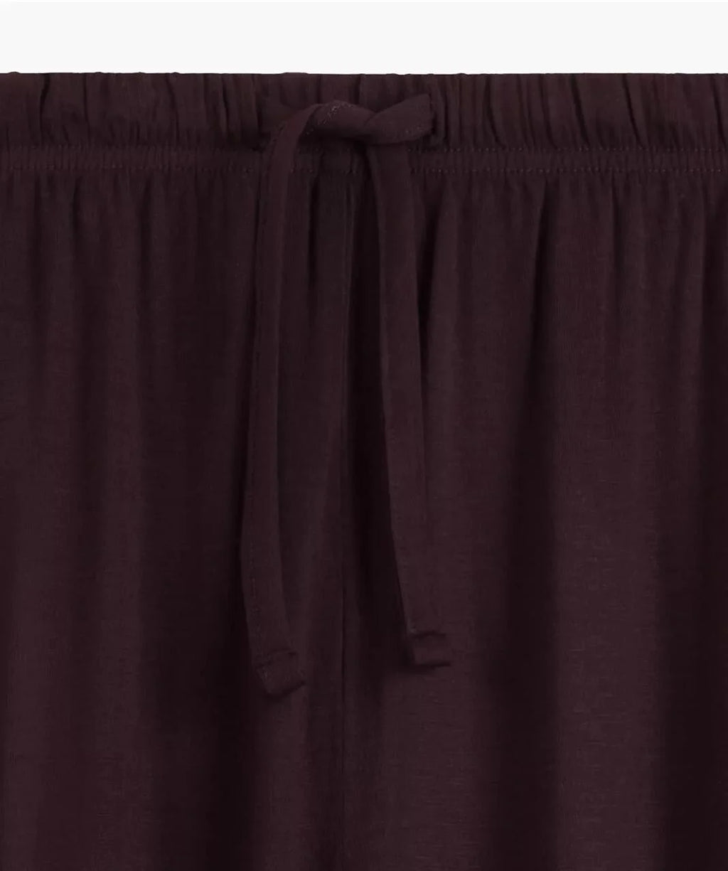 Nlp-495 - vino - pigiama da donna in modal con maglia