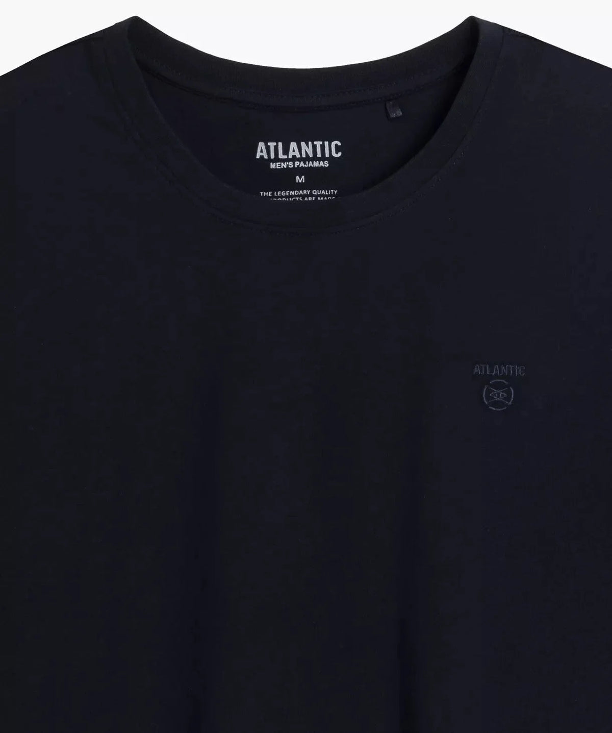 Nmp-404 - pigiama lungo da uomo in cotone effetto pesca