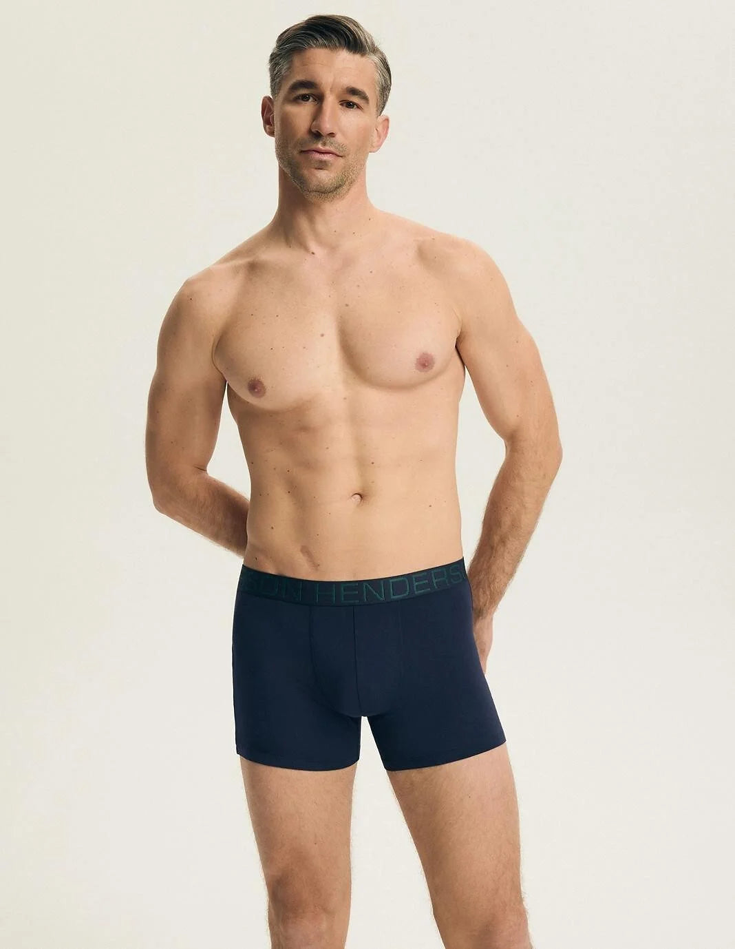 Noon - 43792 - boxer da uomo in cotone con elastico a vista