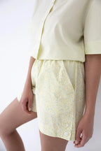 Ophelia | pigiama estivo donna ’flowers & stripes’ in cotone