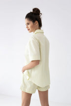 Ophelia | pigiama estivo donna ’flowers & stripes’ in cotone