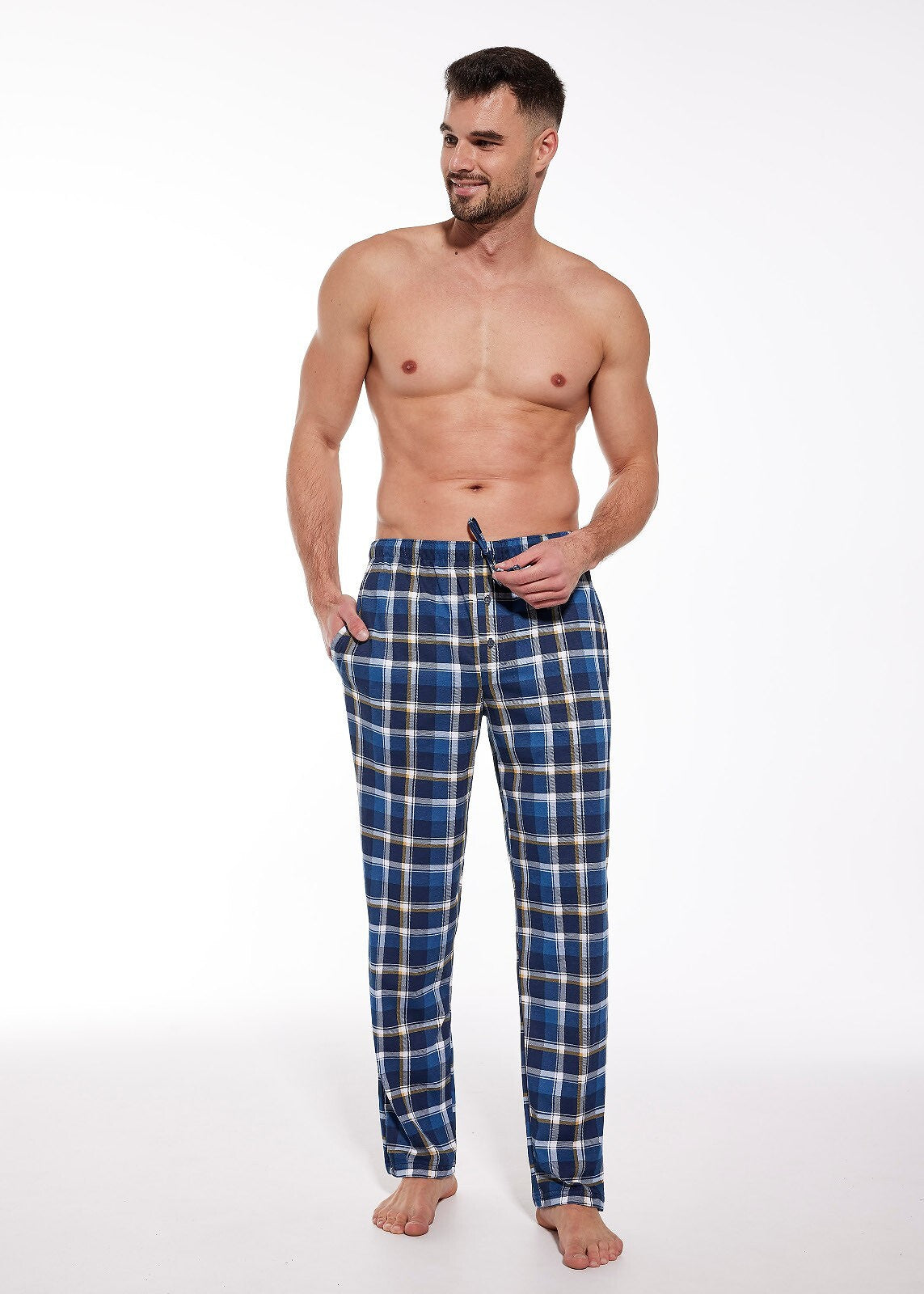 Pantaloni pigiama da uomo 100% cotone 691/48