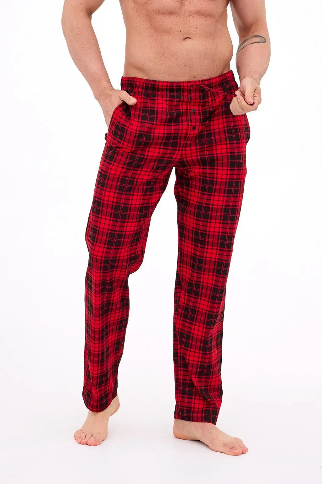 Pantaloni pigiama da uomo - 100% cotone - 691/60