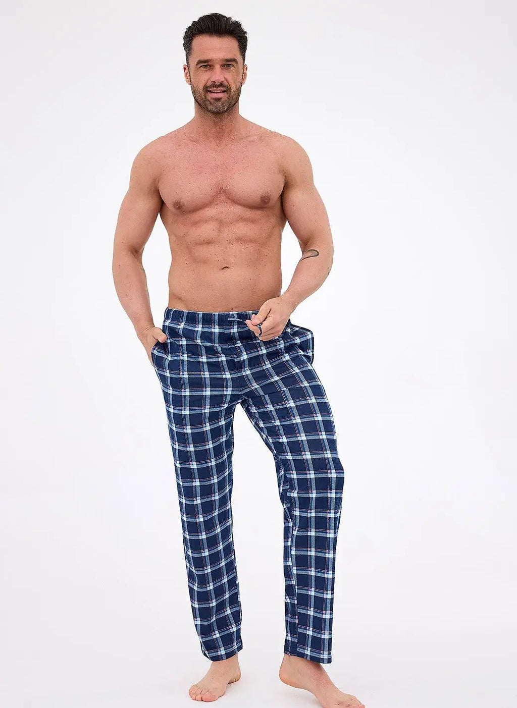 Pantaloni pigiama da uomo - 100% cotone - 691/61