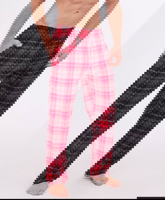 Pantaloni pigiama da uomo - 100% cotone - wild wood - 691/54