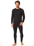 Pantaloni termici uomo in cotone elasticizzato - hot touch