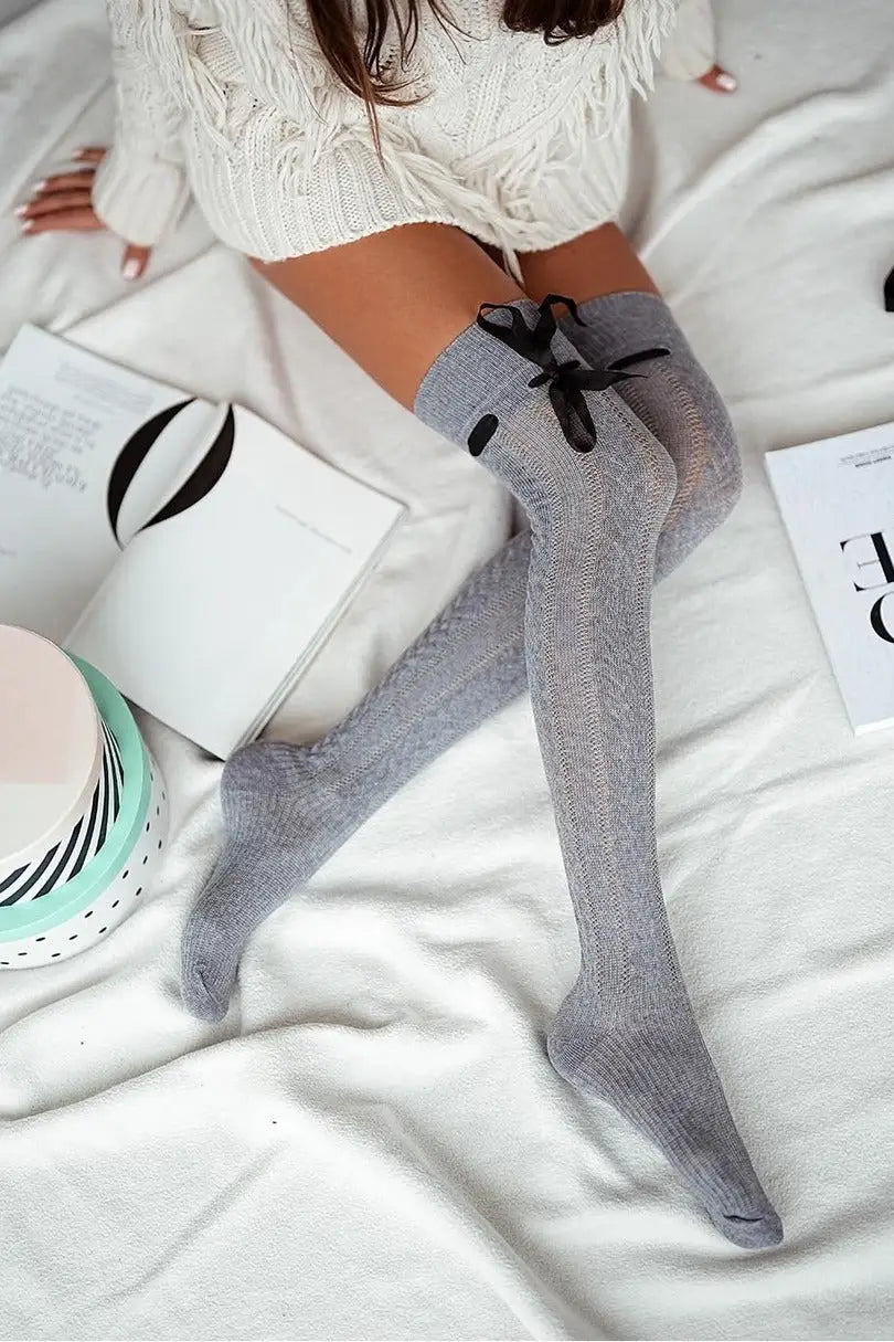 Parigine in cotone traforate con nastro gros-grain