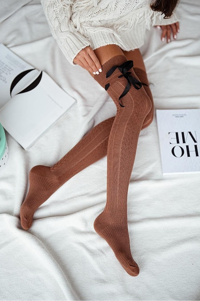 Parigine in cotone traforate con nastro gros-grain