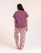 (pdd4500-015) pigiama da donna in cotone con maglia