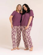 (pdd4500-015) pigiama da donna in cotone con maglia