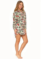 Pdk4800-002 - camicia da notte elegante in viscosa