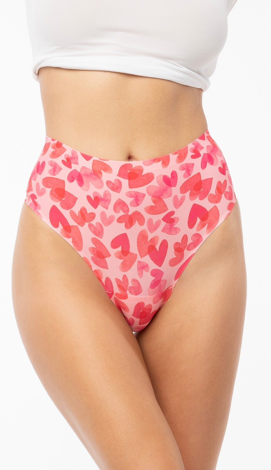 Perizoma da donna a vita alta love vibes simple string maxi
