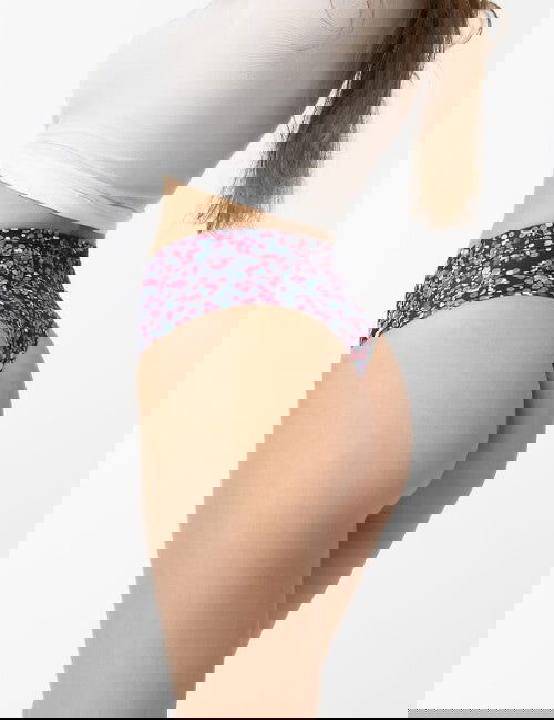 Perizoma a vita alta da donna taglio laser - cranberries