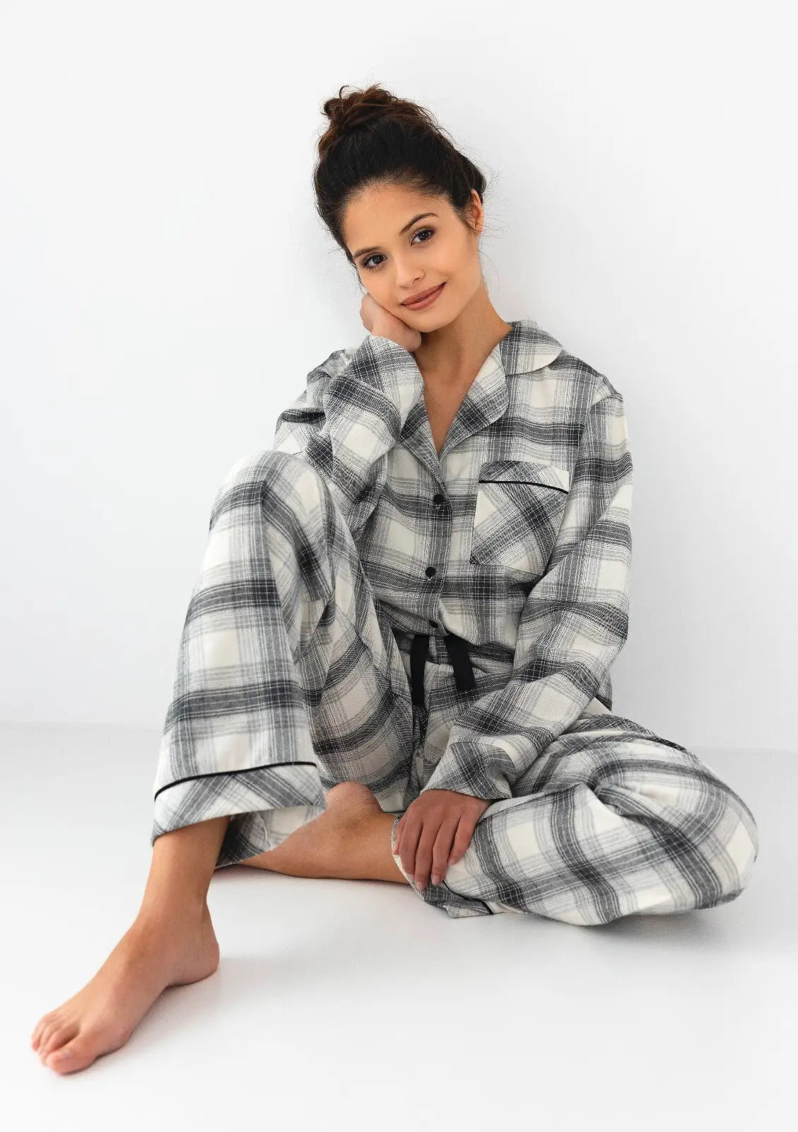 Pigiama aperto da donna in cotone - home - cressida