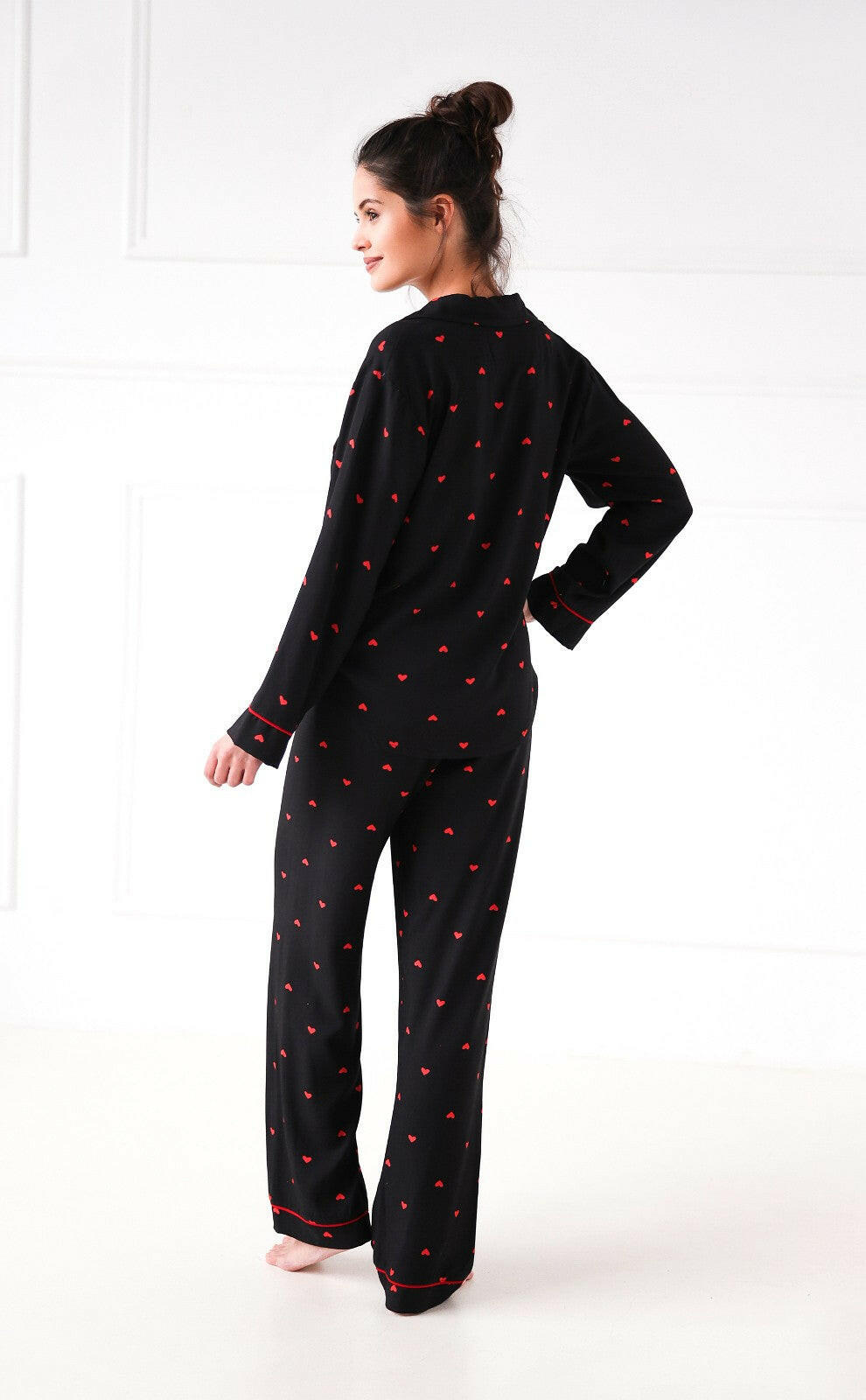 Pigiama aperto donna in viscosa - love