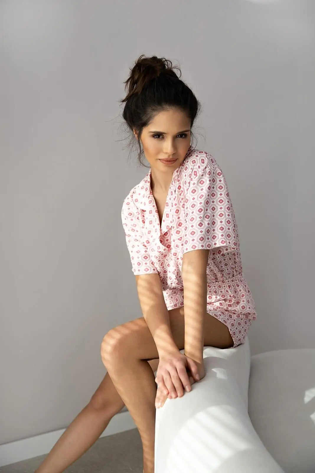 Pigiama aperto da donna in viscosa - penelopa - tormalina