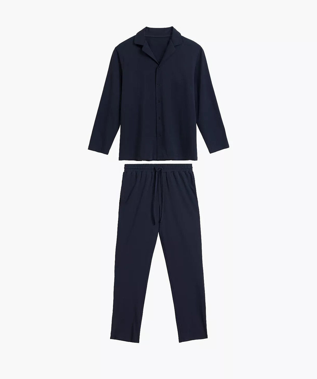 Pigiama aperto da uomo in cotone - jim - bnmp-001