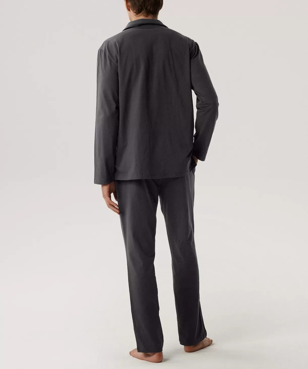 Pigiama aperto da uomo in cotone - jim - bnmp-001