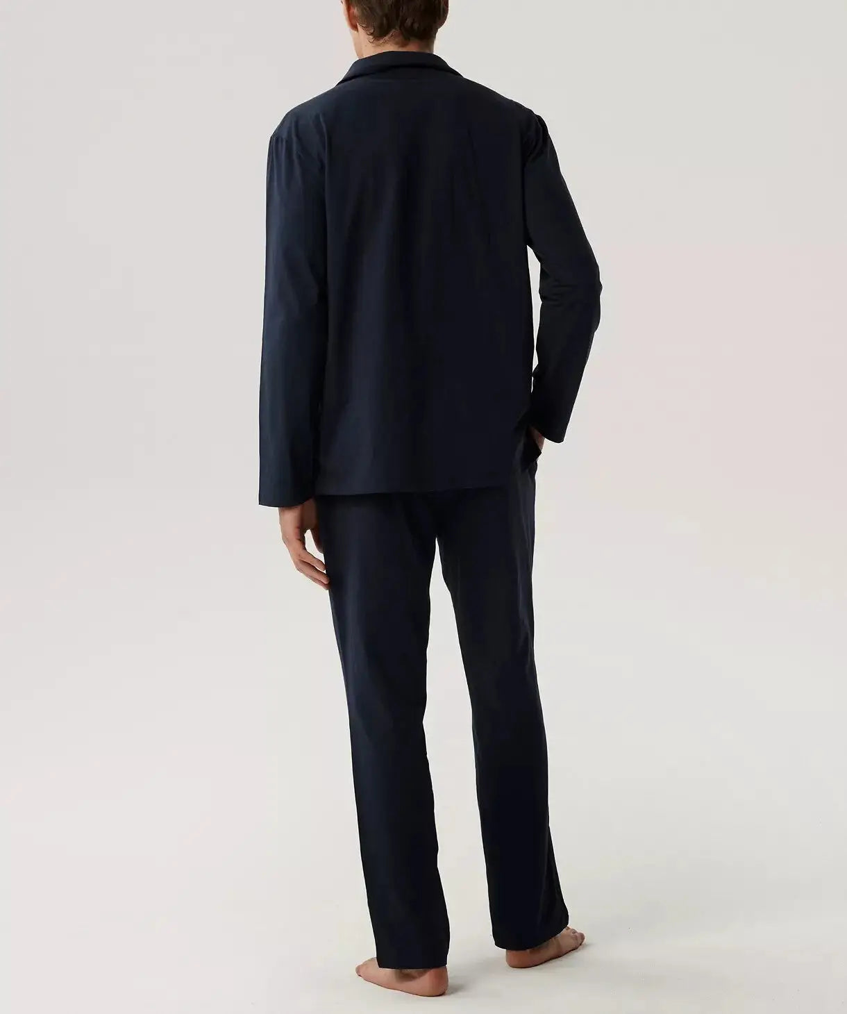 Pigiama aperto da uomo in cotone - jim - bnmp-001