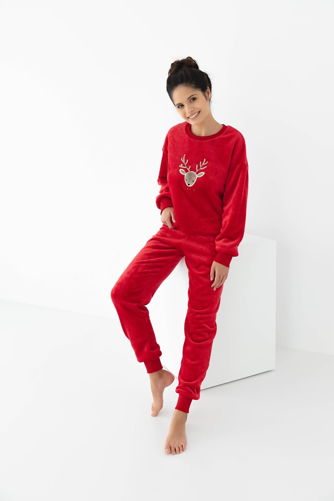 Pigiama caldo da donna - harriet - natalizio