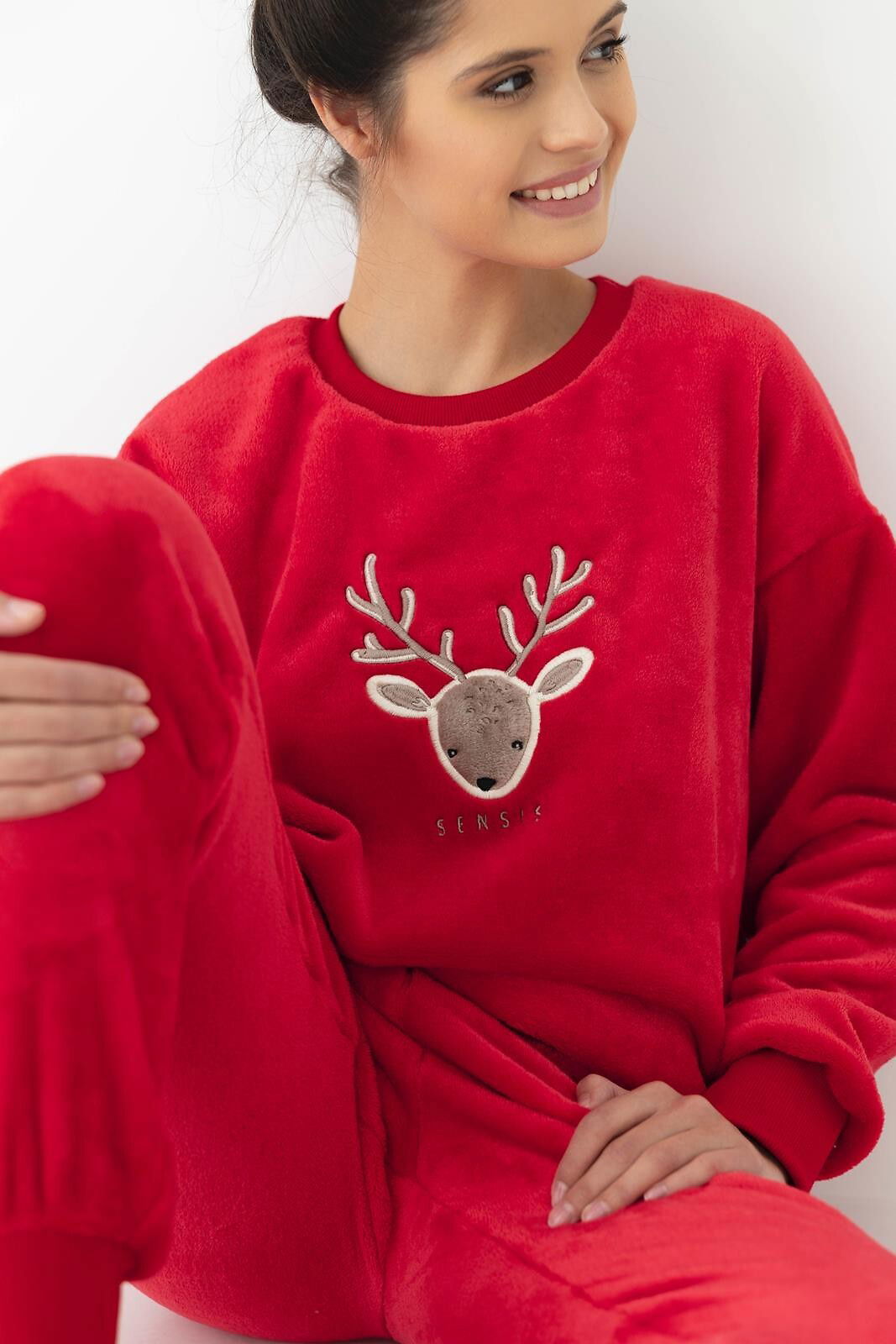 Pigiama caldo da donna - harriet - natalizio