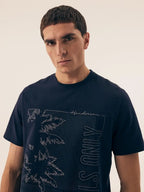 Pigiama corto in 100% cotone - core - surf