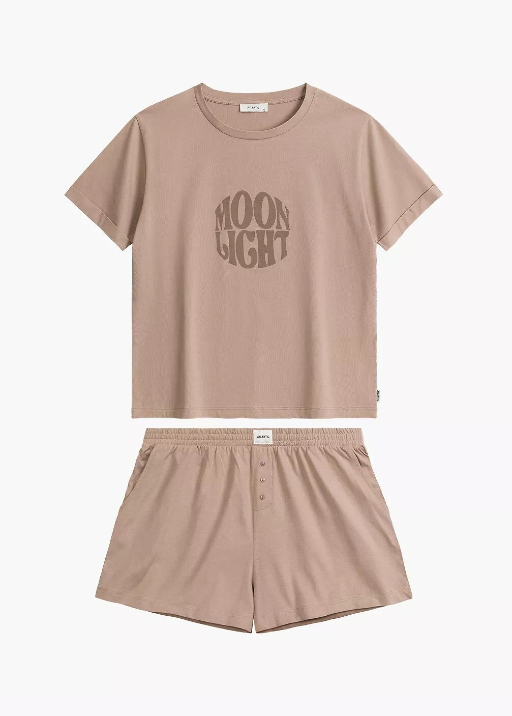 Pigiama corto da donna in puro cotone - nlp-487