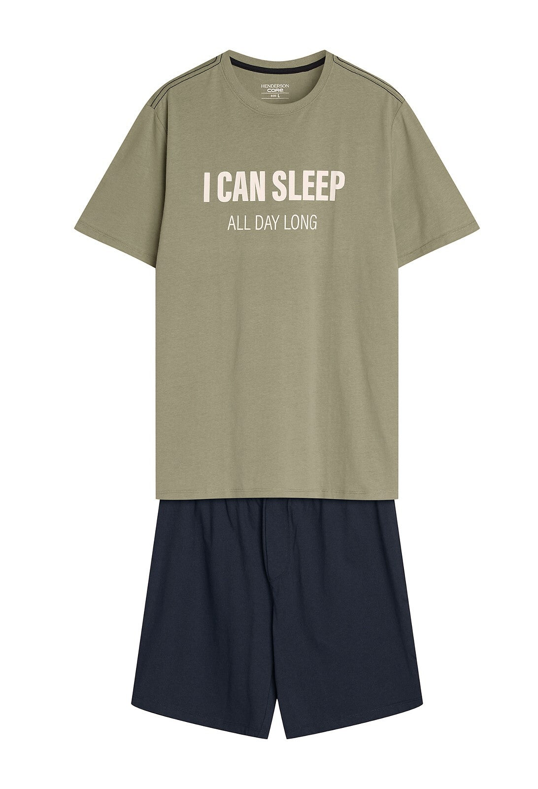 Pigiama corto da uomo in 100% cotone - sleeper