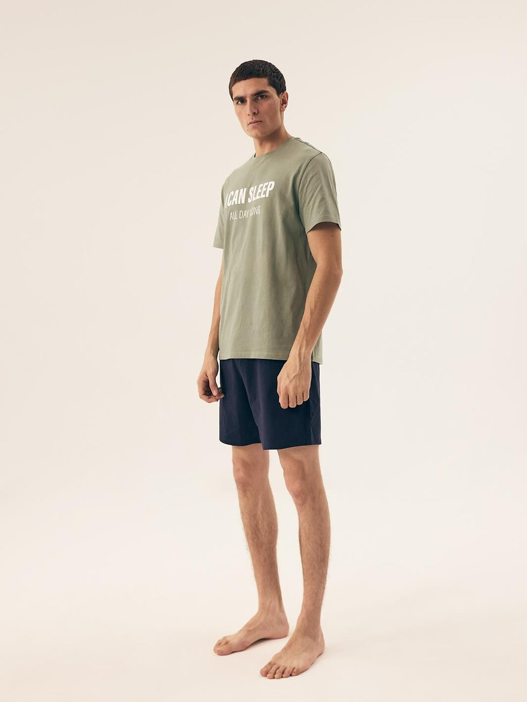 Pigiama corto da uomo in 100% cotone - sleeper