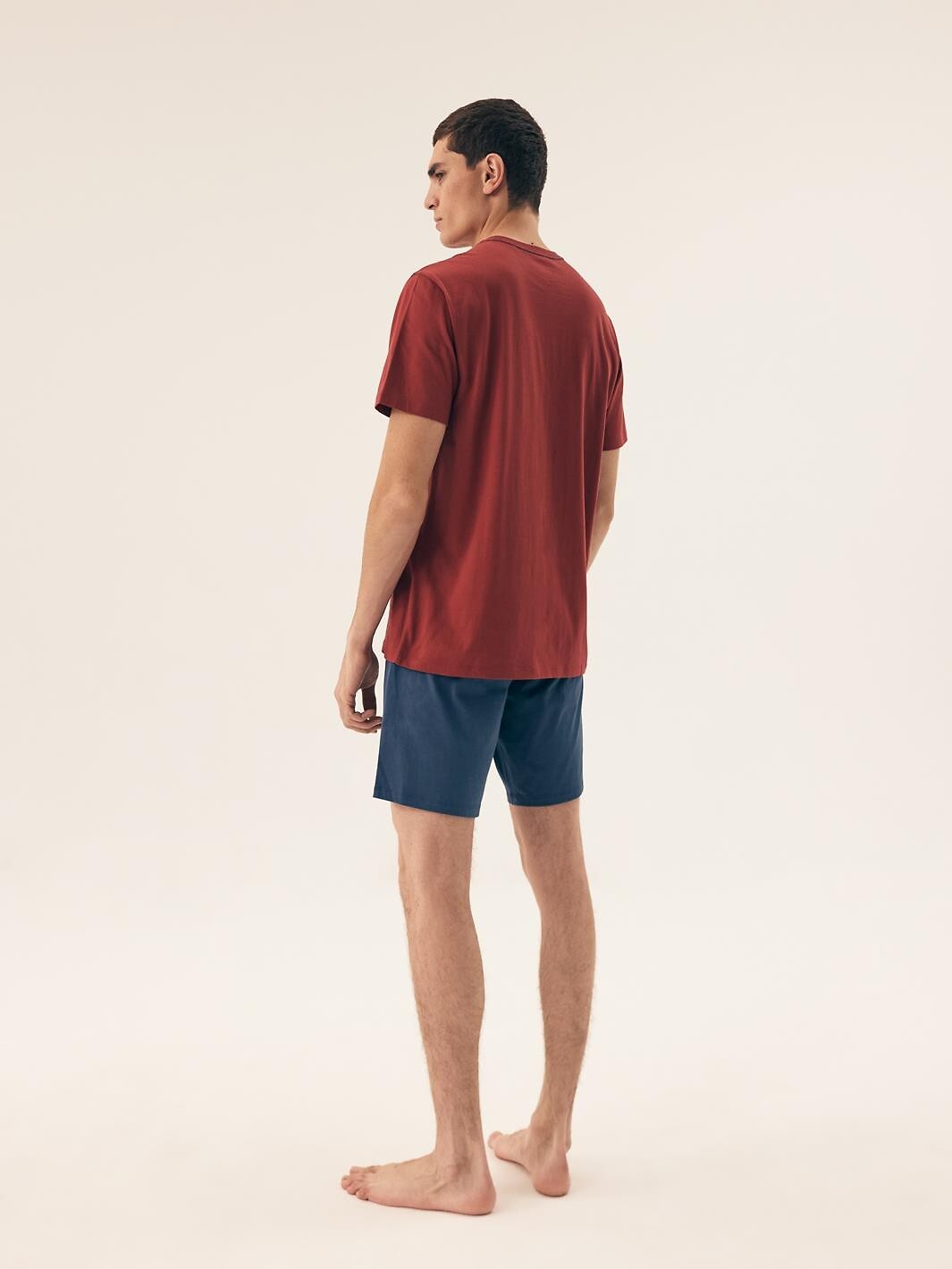 Pigiama corto da uomo in 100% cotone - sleeper
