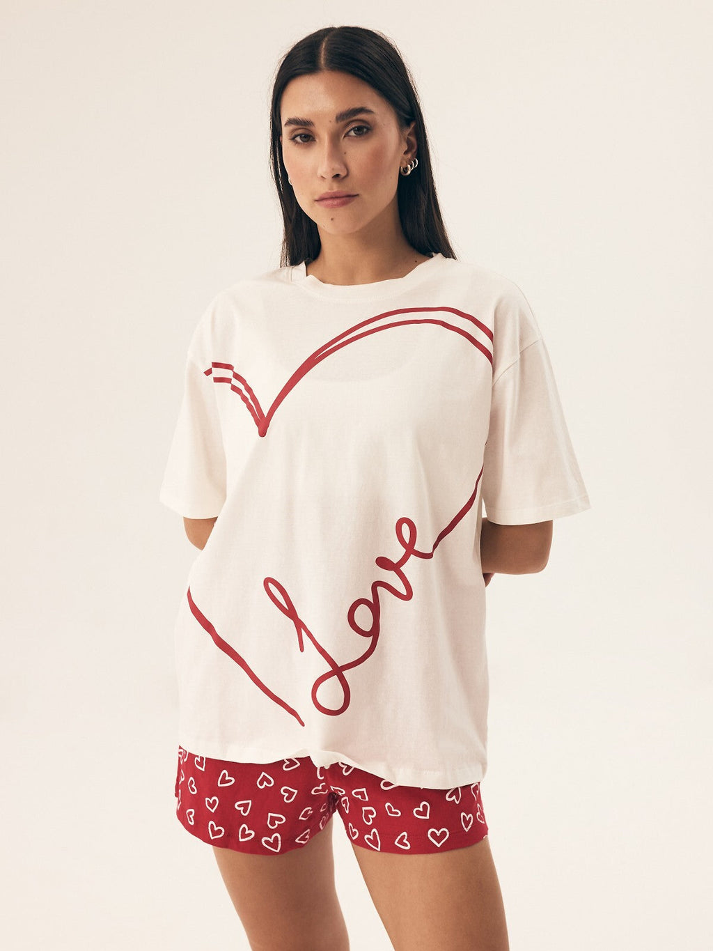 Pigiama corto da donna in cotone 100% - necesito