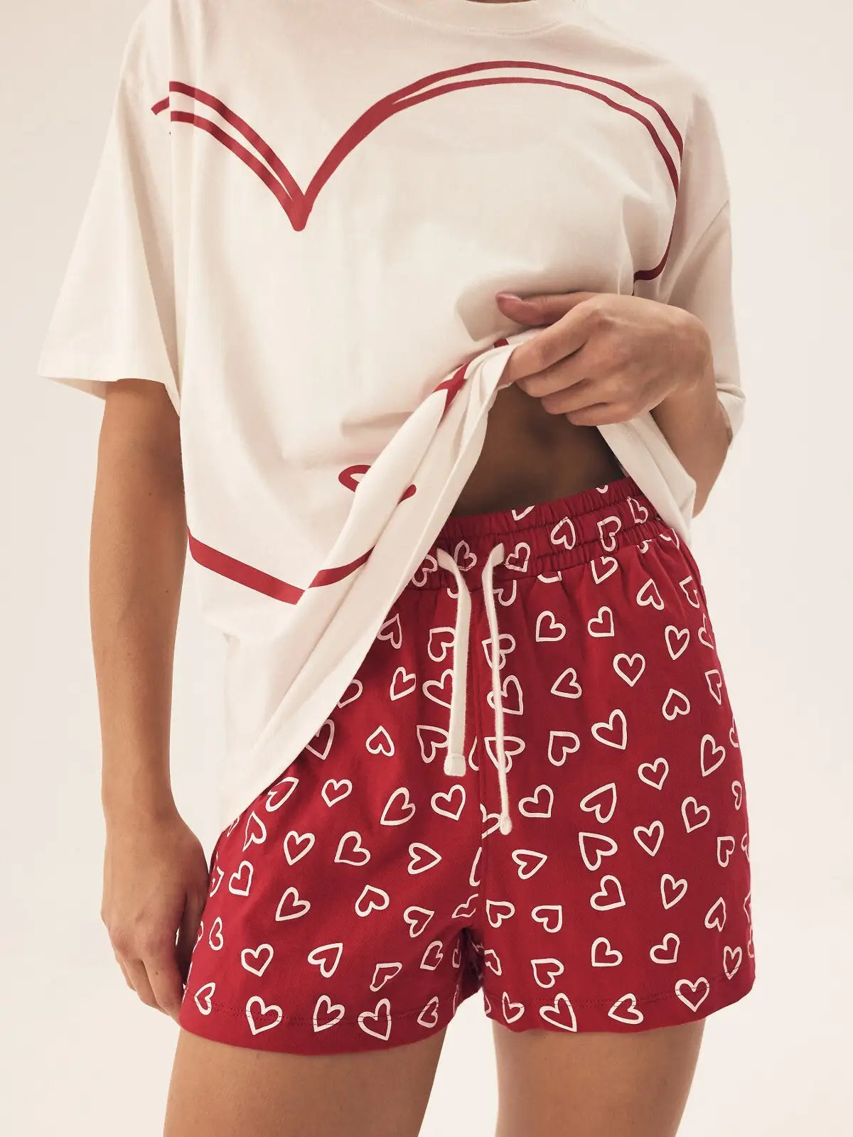 Pigiama corto da donna in cotone 100% - necesito