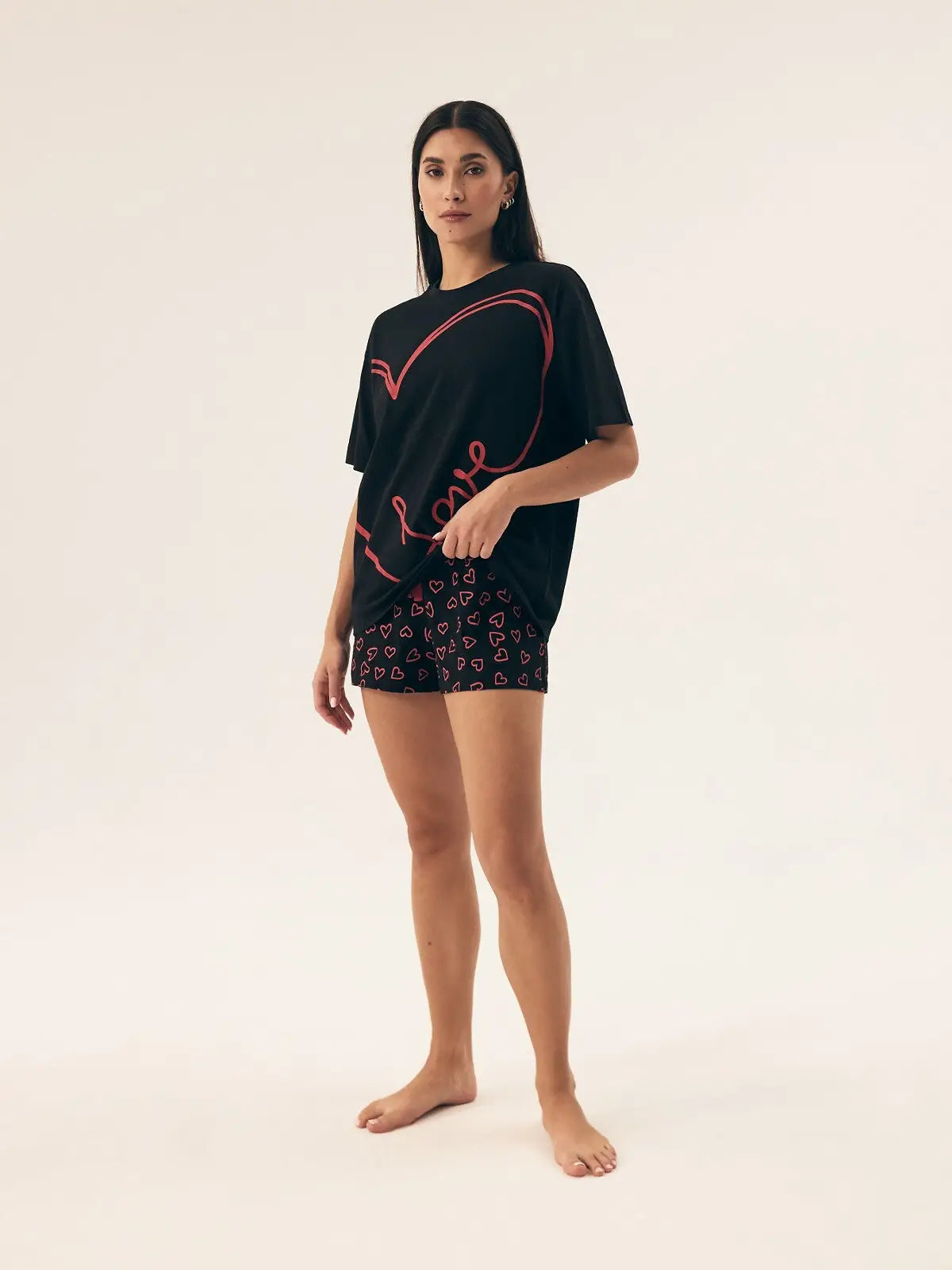 Pigiama corto da donna in cotone 100% - necesito