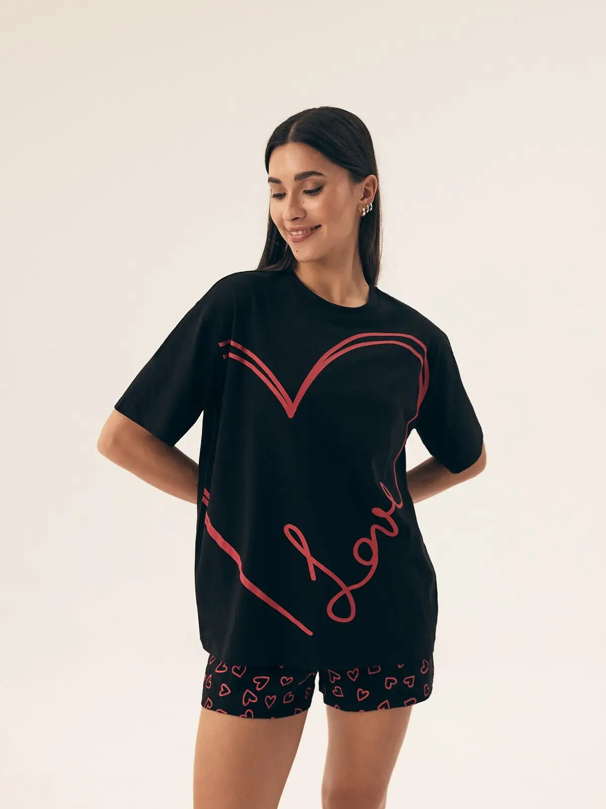 Pigiama corto da donna in cotone 100% - necesito