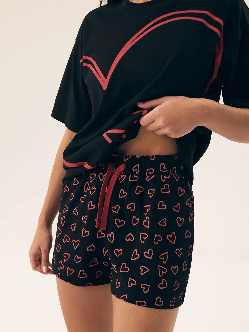 Pigiama corto da donna in cotone 100% - necesito