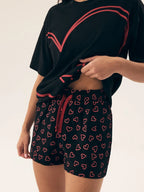 Pigiama corto da donna in cotone 100% - necesito