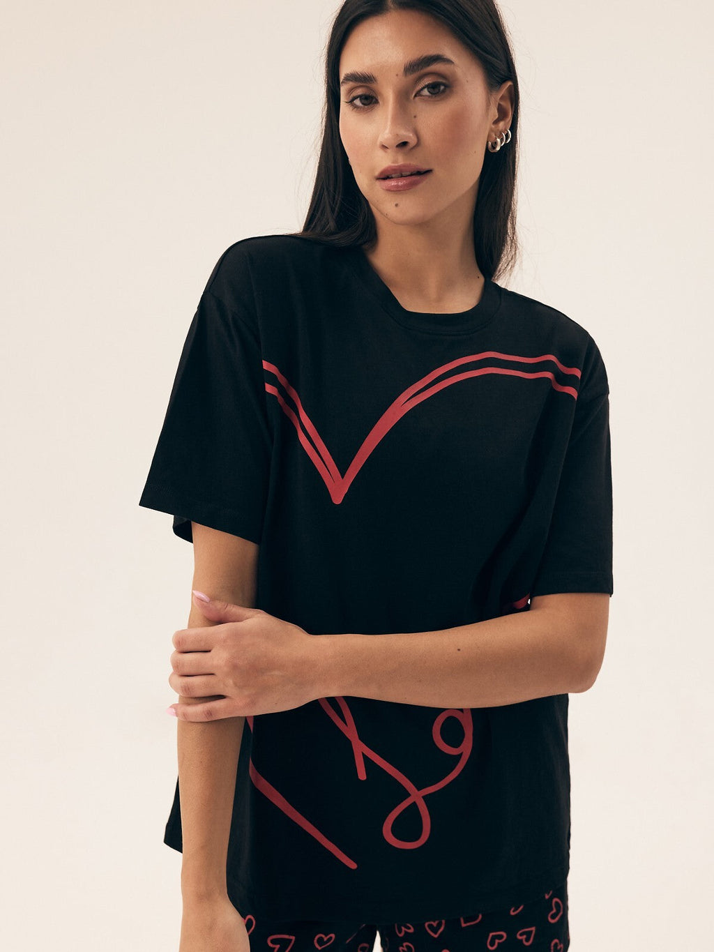 Pigiama corto da donna in cotone 100% - necesito