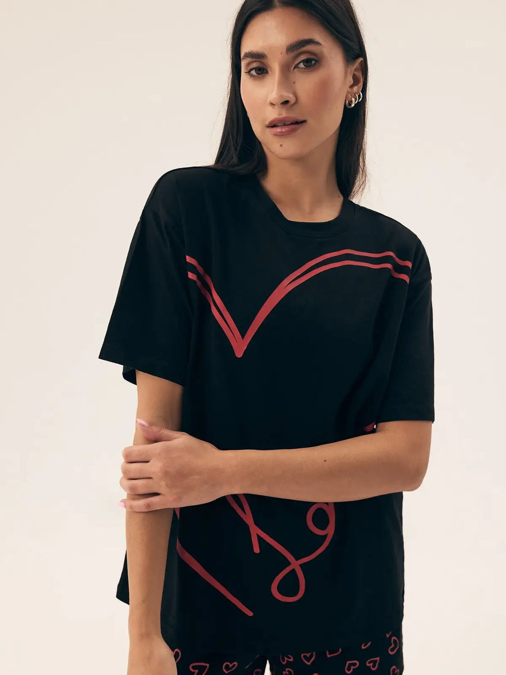 Pigiama corto da donna in cotone 100% - necesito