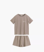 Pigiama corto da donna in cotone 100% - nlp-506