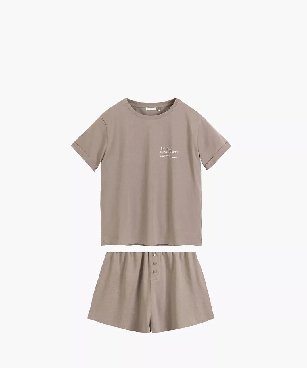 Pigiama corto da donna in cotone 100% - nlp-506