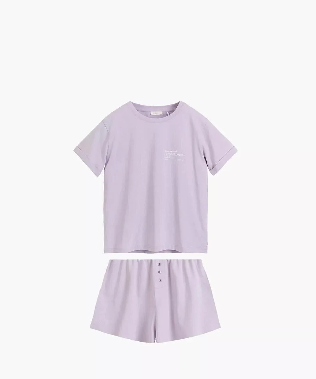 Pigiama corto da donna in cotone 100% - nlp-506