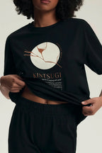 Pigiama corto da donna in cotone - dairoku