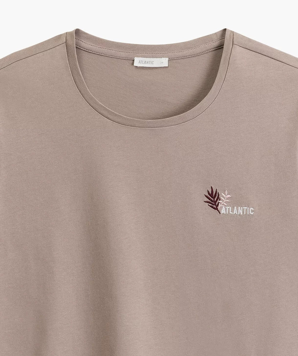 Pigiama corto da donna in cotone con ricamo - nlp-498e