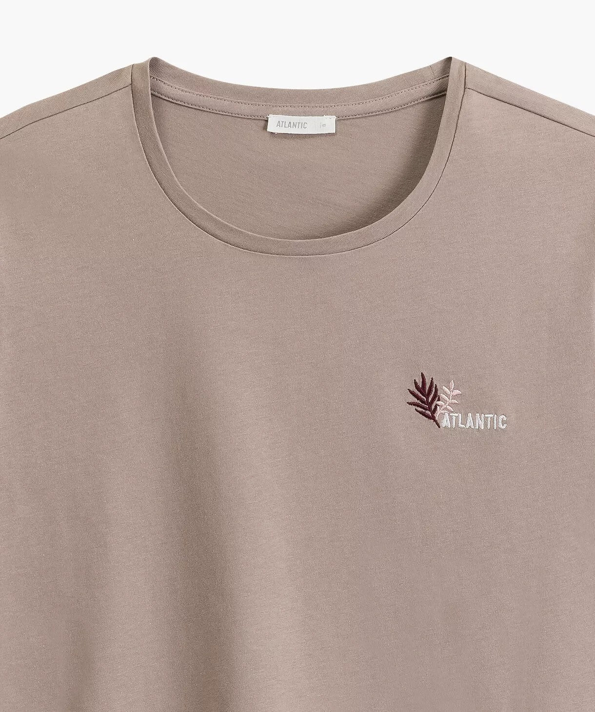 Pigiama corto da donna in cotone con ricamo - nlp-498e