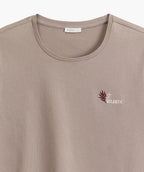 Pigiama corto da donna in cotone con ricamo - nlp-498e