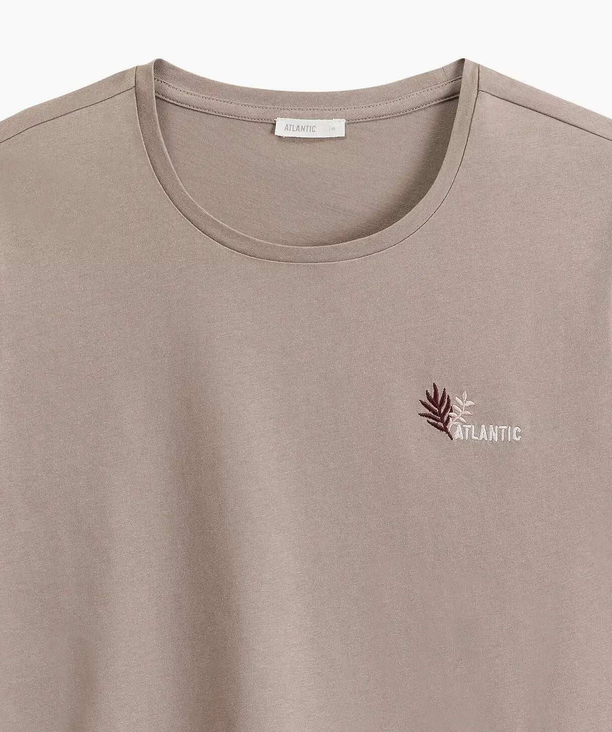 Pigiama corto da donna in cotone con ricamo - nlp-498e