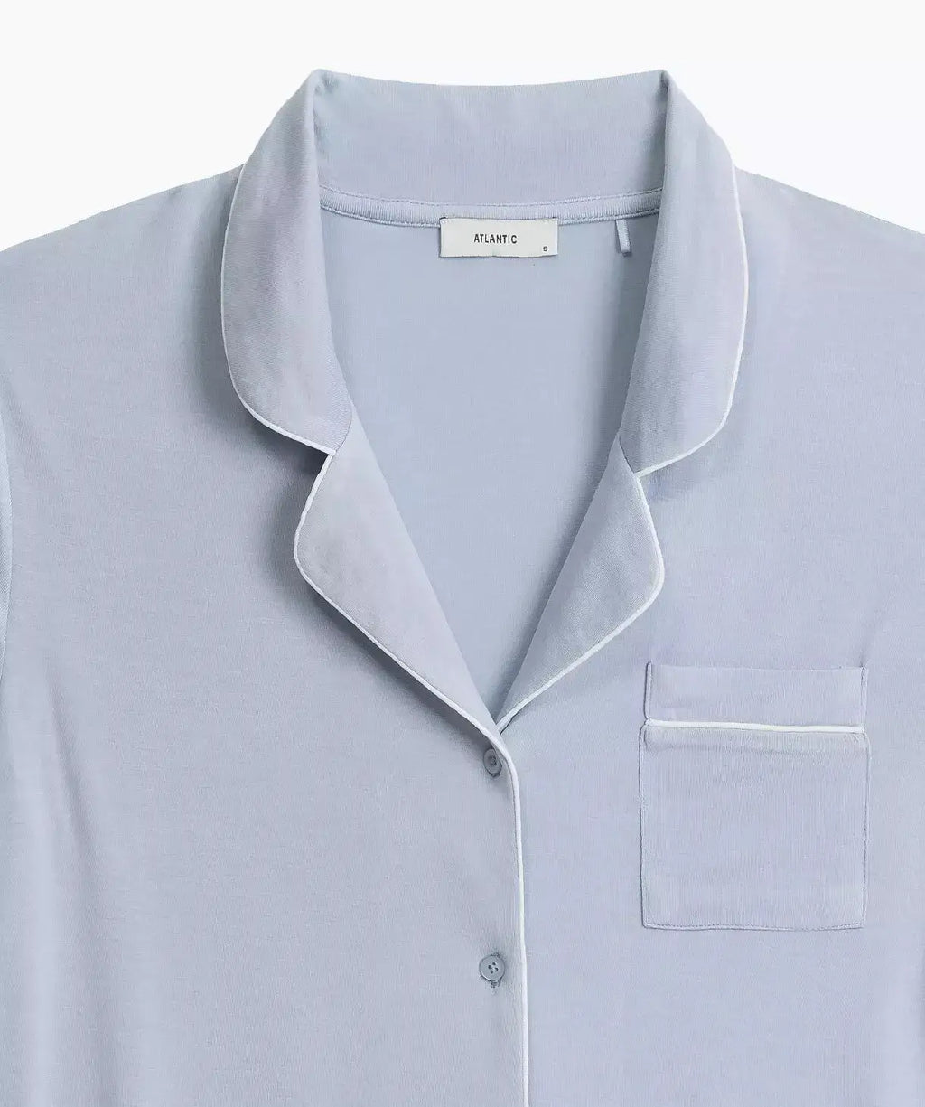 Pigiama corto da donna in modal aperto con bottoni - meghan