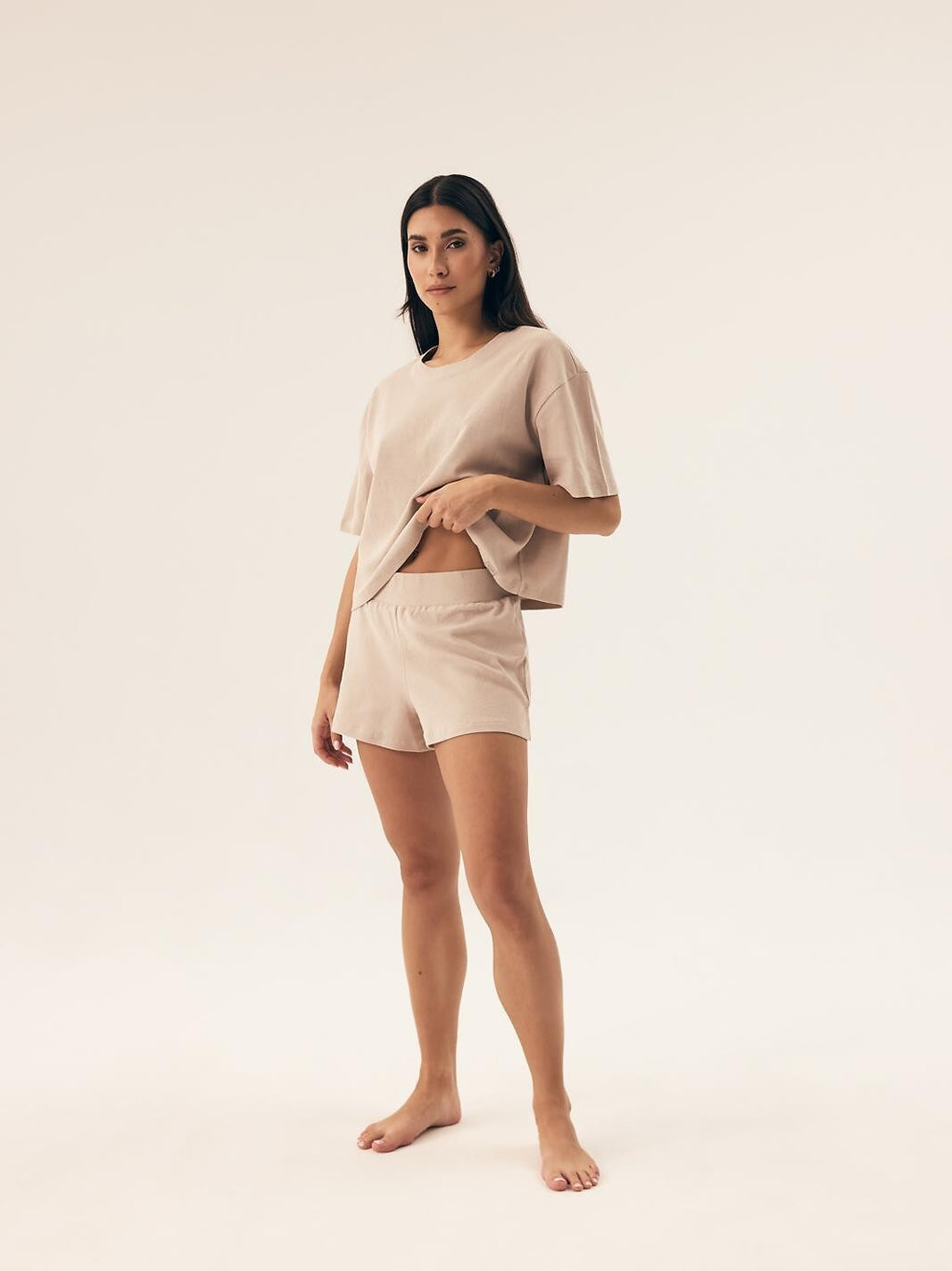 Pigiama corto da donna in puro cotone - nilsa