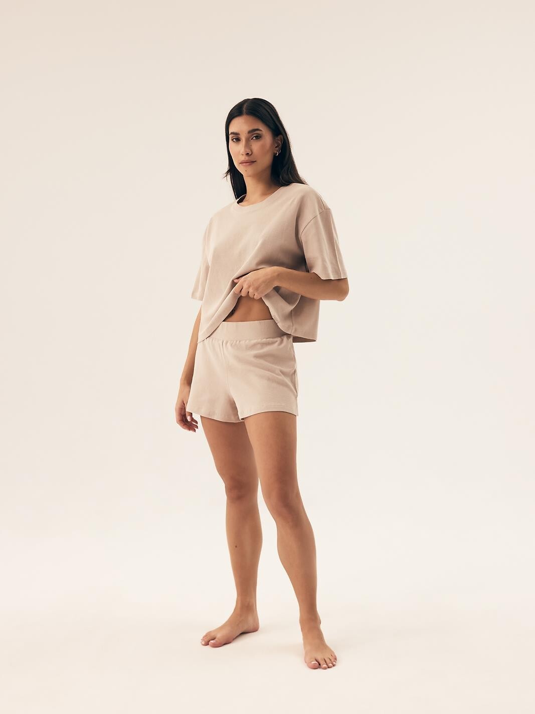 Pigiama corto da donna in puro cotone - nilsa